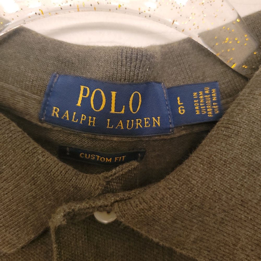 Polo by Ralph Lauren Olive Green Men's Shirt - Picture 4 of 4